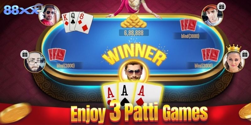 Bàn cược Teen Patti Joker Plus kịch tính đầy mê hoặc