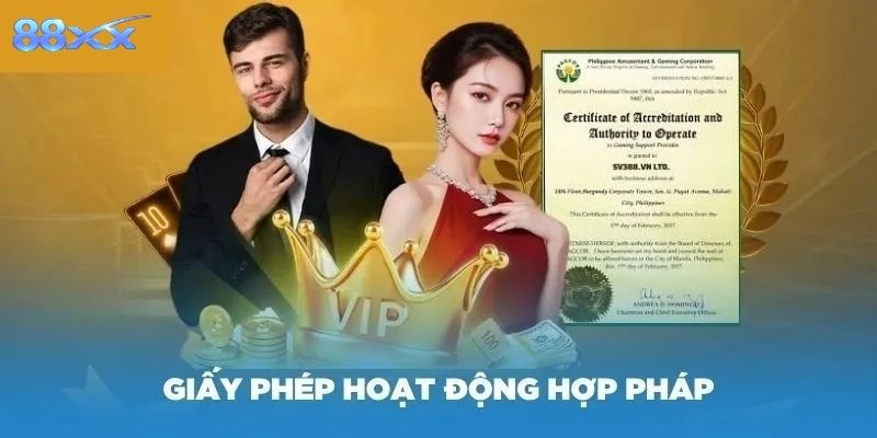 Giấy Phép Hoạt Động Chứng nhận pháp lý là bằng chứng cho sự chuyên nghiệp