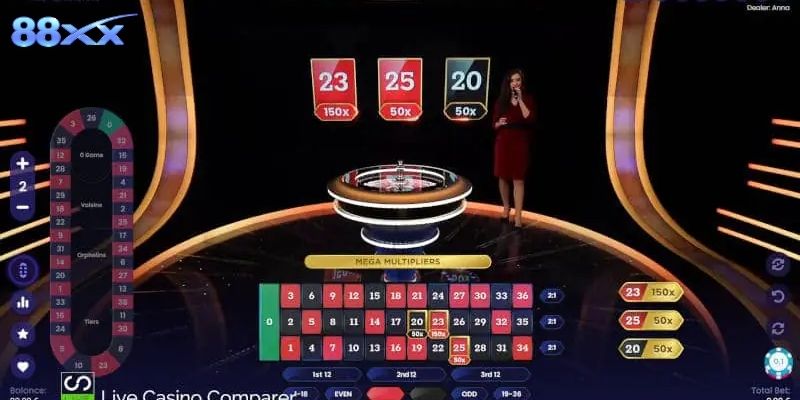 Roulette Multiplier bùng nổ cơ hội nhân lợi nhuận cực đại